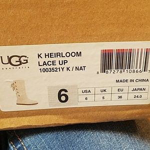 UGG lace up boot